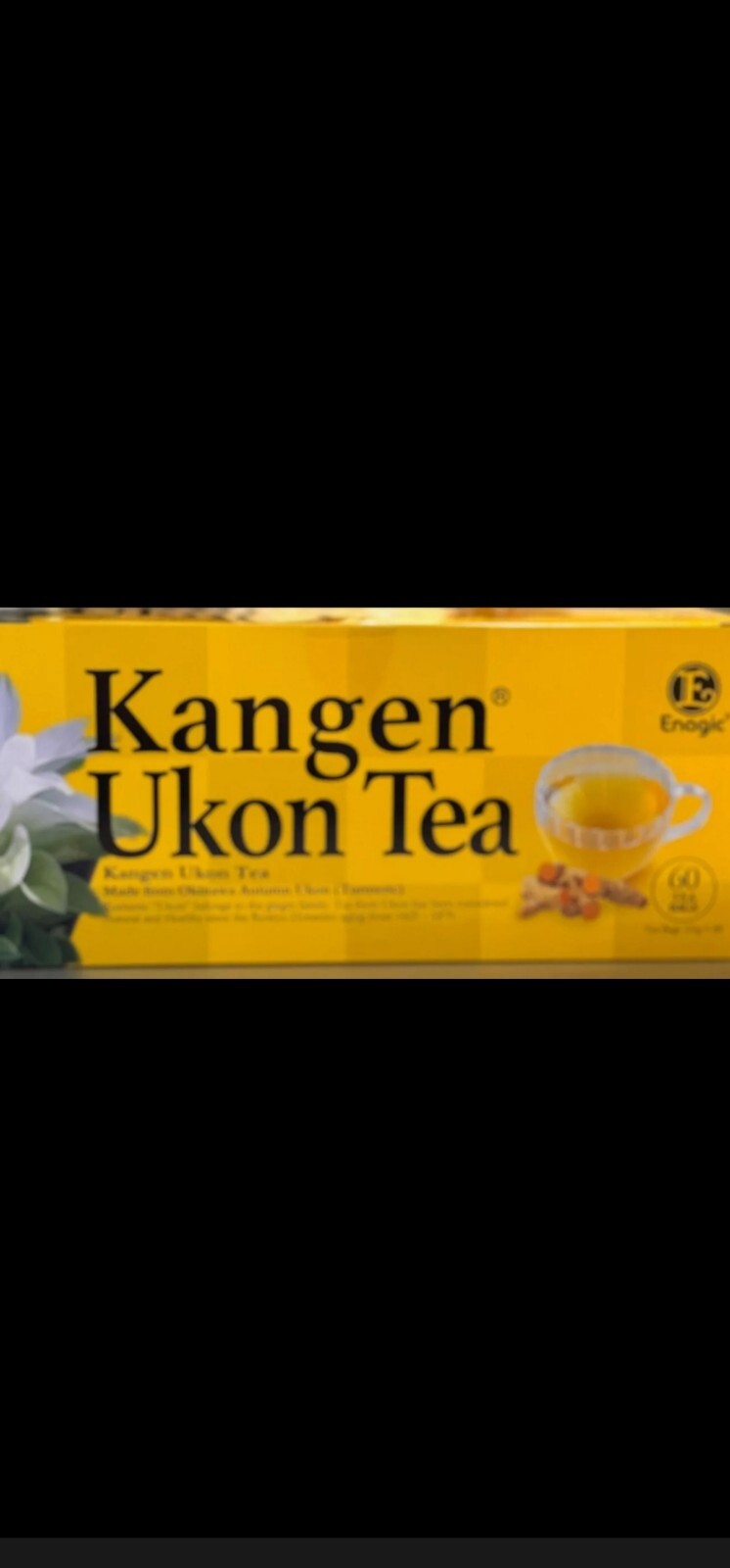 New Kangen Ukon Turmeric Tea 60 Bags 100% Organic by Enagic