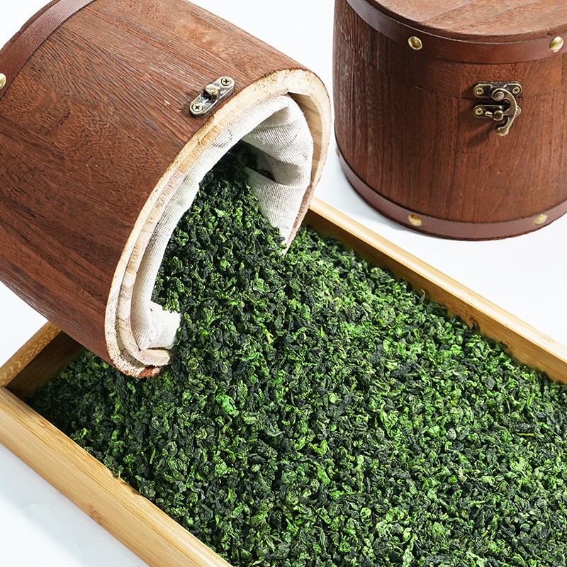 500g Authentic Anxi Tieguanyin Orchid Fragrance Wooden Barrel Packaging Bulk Tea