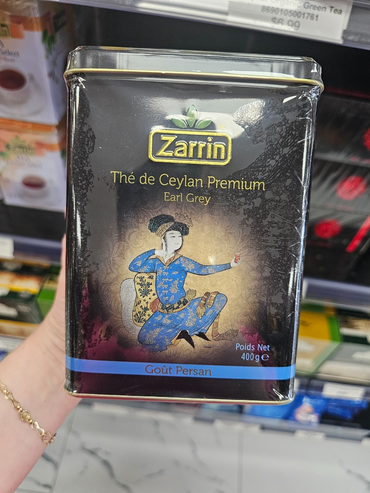 Zarrin – Premium Ceylon Black Tea with Earl Grey, 400g 14.1 Ounce (Pack of 1)