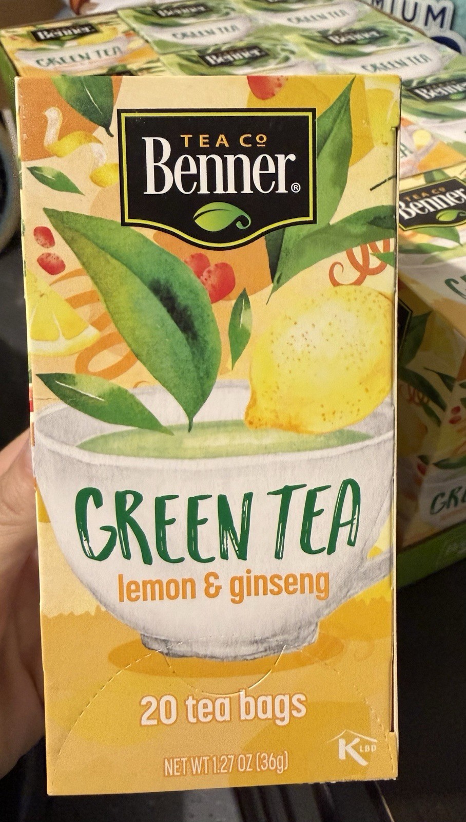 Benner Tea. 2 Flavors. 15 Boxes. Not Expired Until 2027. Brand New.