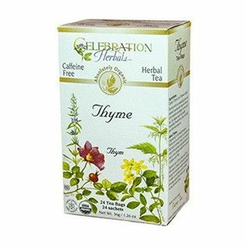 Organic Thyme Leaf Tea 24 Bags by Celebration Herbals