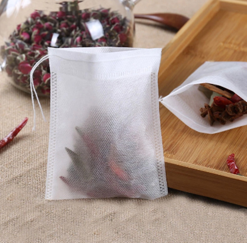 200Pcs Tea Bag Disposable Drawstring Flip Empty Teabags Herb Loose Tea Filter US