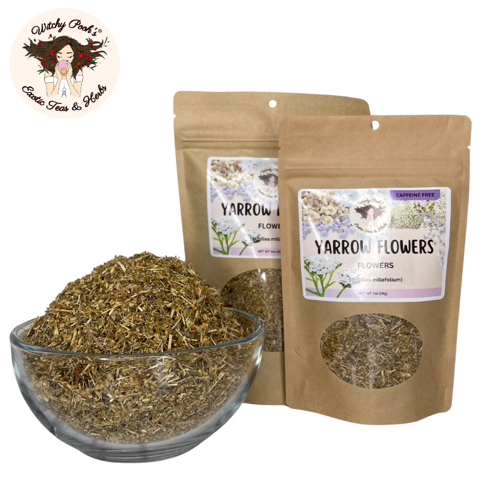 Yarrow Flowers, Flowers Dried, Flowers Whole, Dried Herbs, Food Grade Herbs