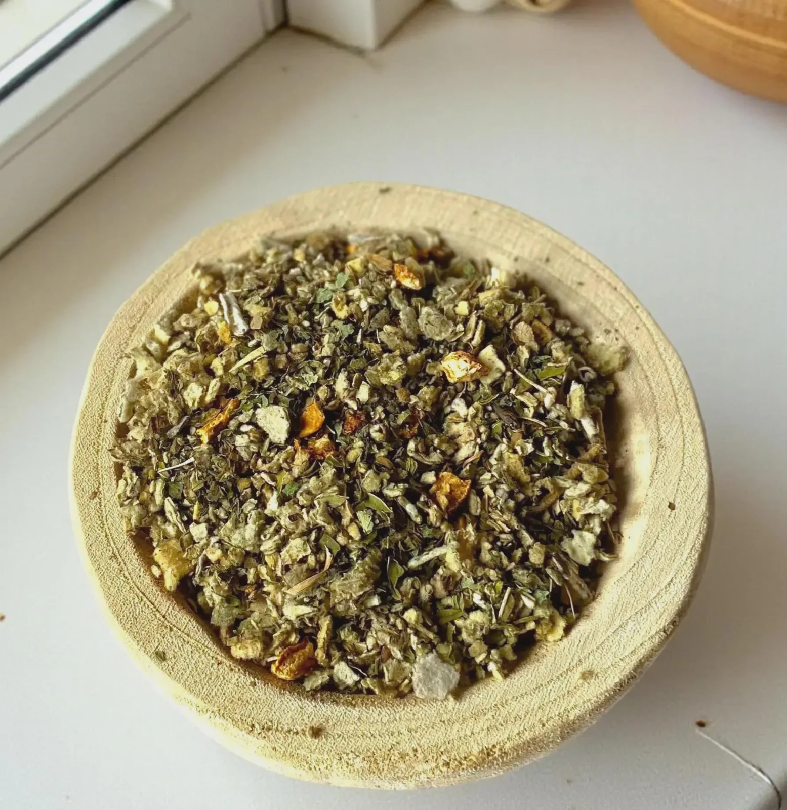Citrus Mint Mullein Tea Blend Lemon Balm, Peppermint, Orange Peel Caffeine Free