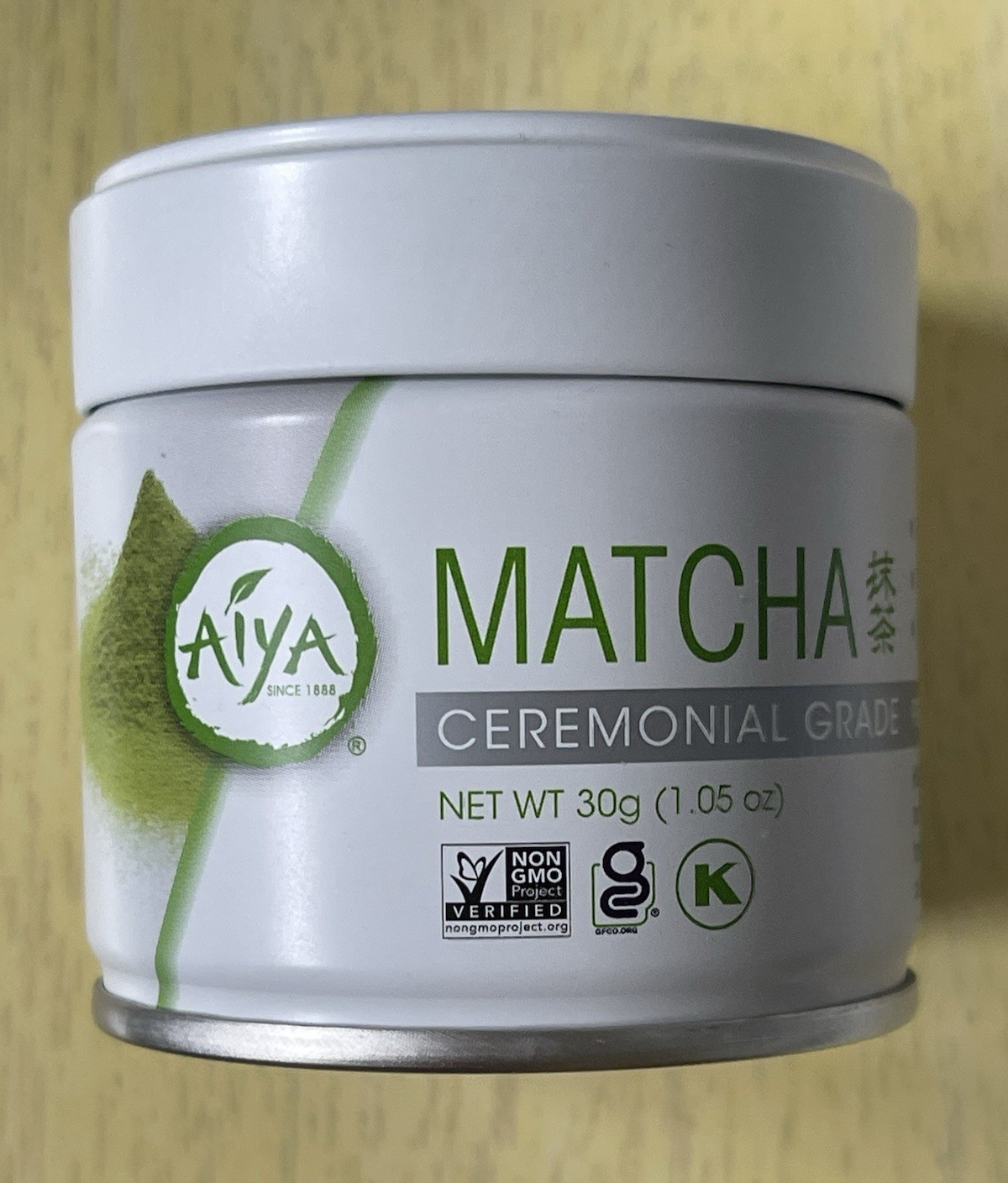 Aiya Ceremonial Grade Matcha Green Tea Powder 30g Tin 7JAN2027