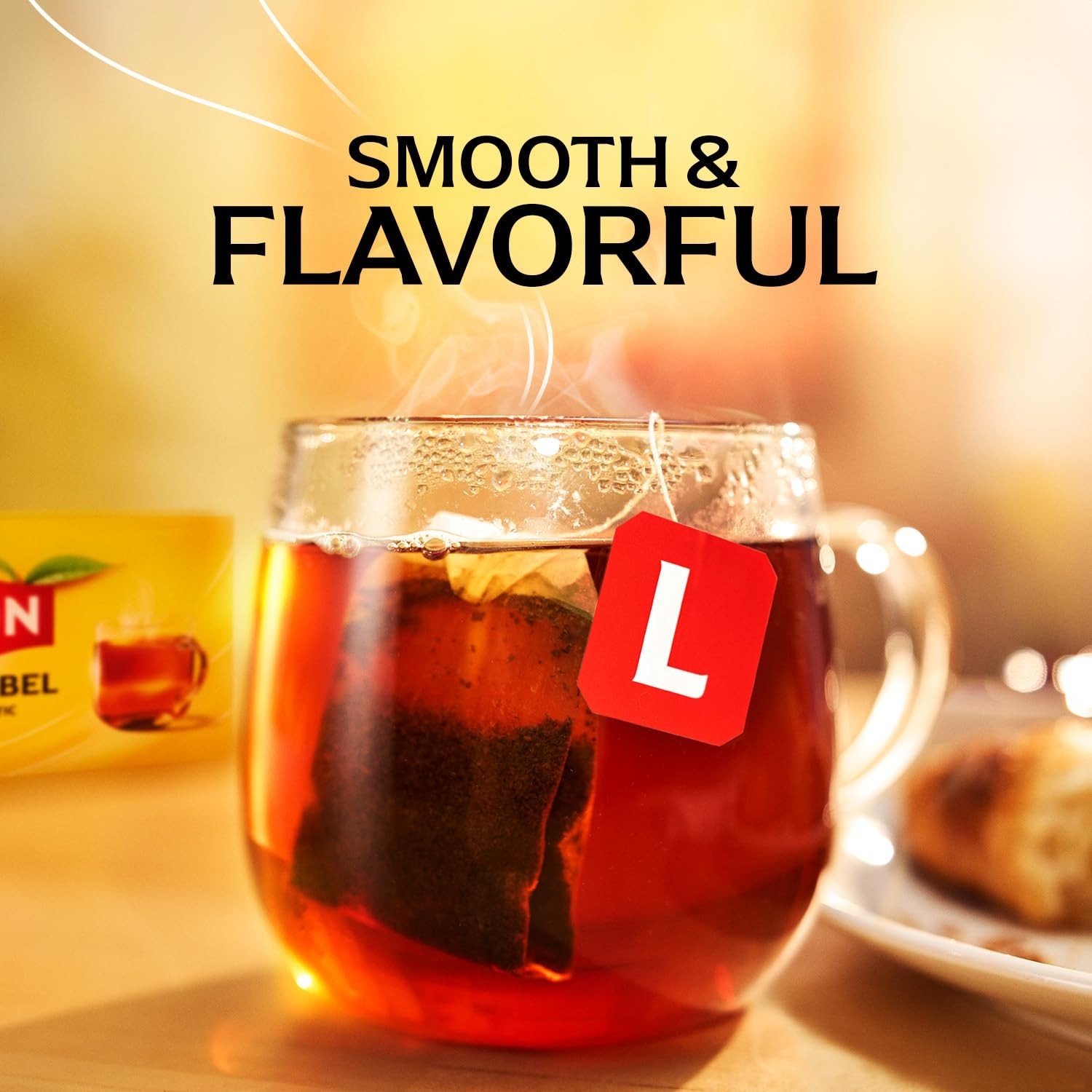 100 Dairy-Free Black Tea Bags – High Caffeine for a Boost Anytime, Hot or Iced