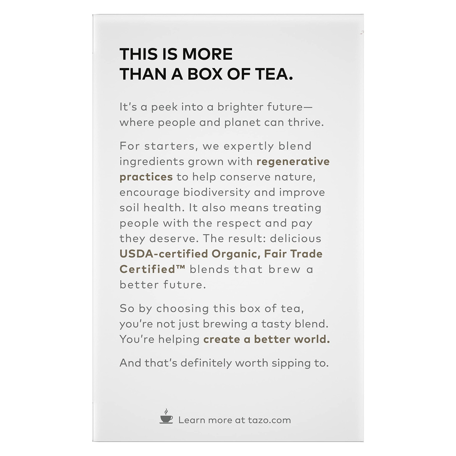 Regenerative Organic Awake English Breakfast Black Tea, Fair Trade, Kosher, U…