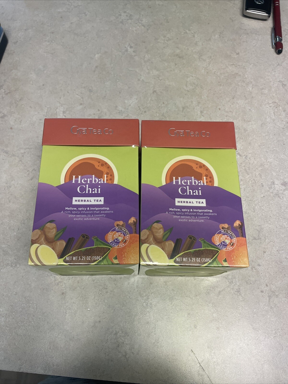 Gya Tea Co. Herbal Chai Tea Looseleaf 5.29 Ounce.