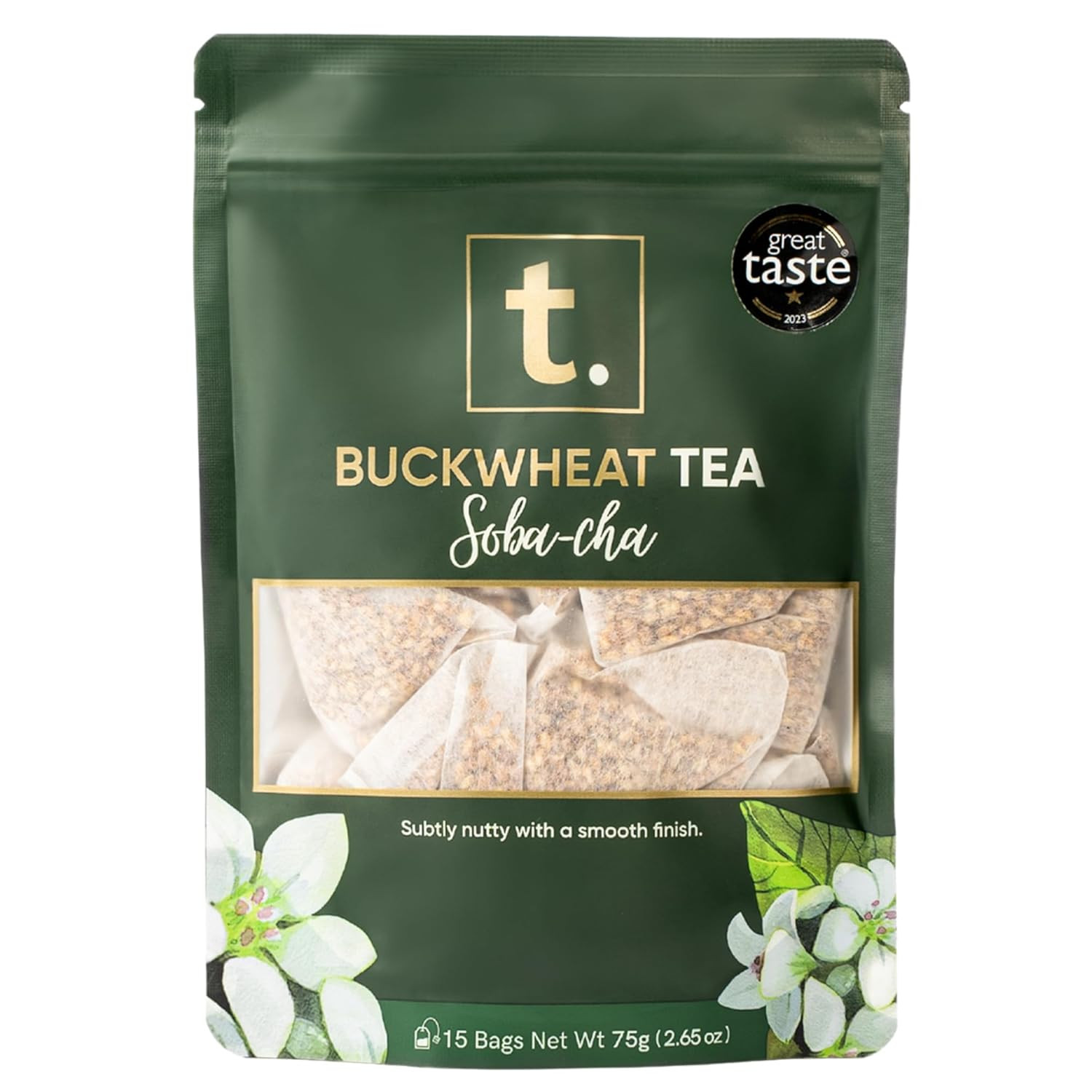 T. Buckwheat Tea – Herbal Tea, Caffeine-Free, Gluten-Free, Pregnancy-Safe, Keto-