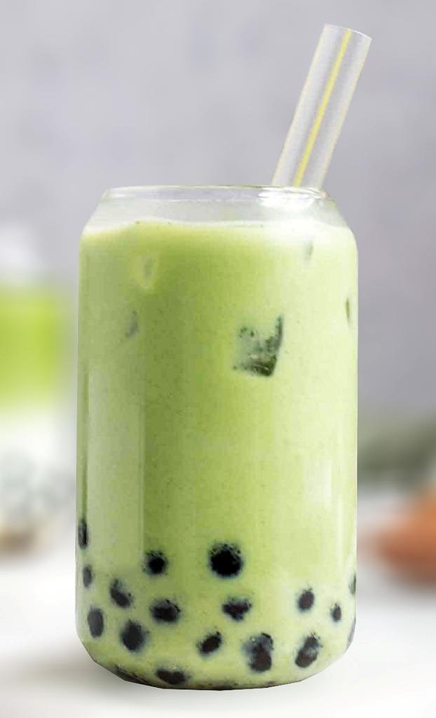 Boba Bubble Tea DIY Kit DeDe Matcha,WFY Instant Blk Tapioca Pearls,Straws,magnet
