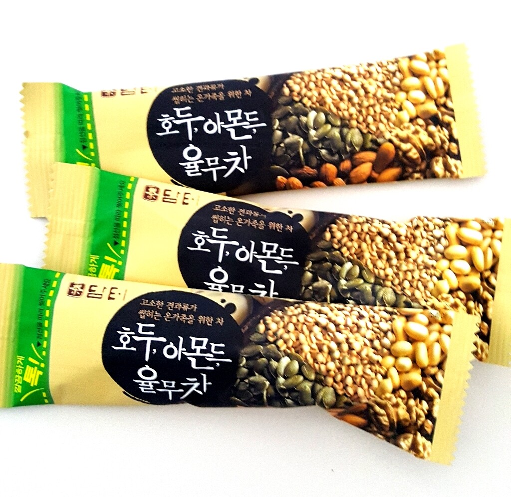DAMTUH Korean Walnut Almond Nuts Adlay Instant Tea (Jobs Tear) 15/30/50 Sticks