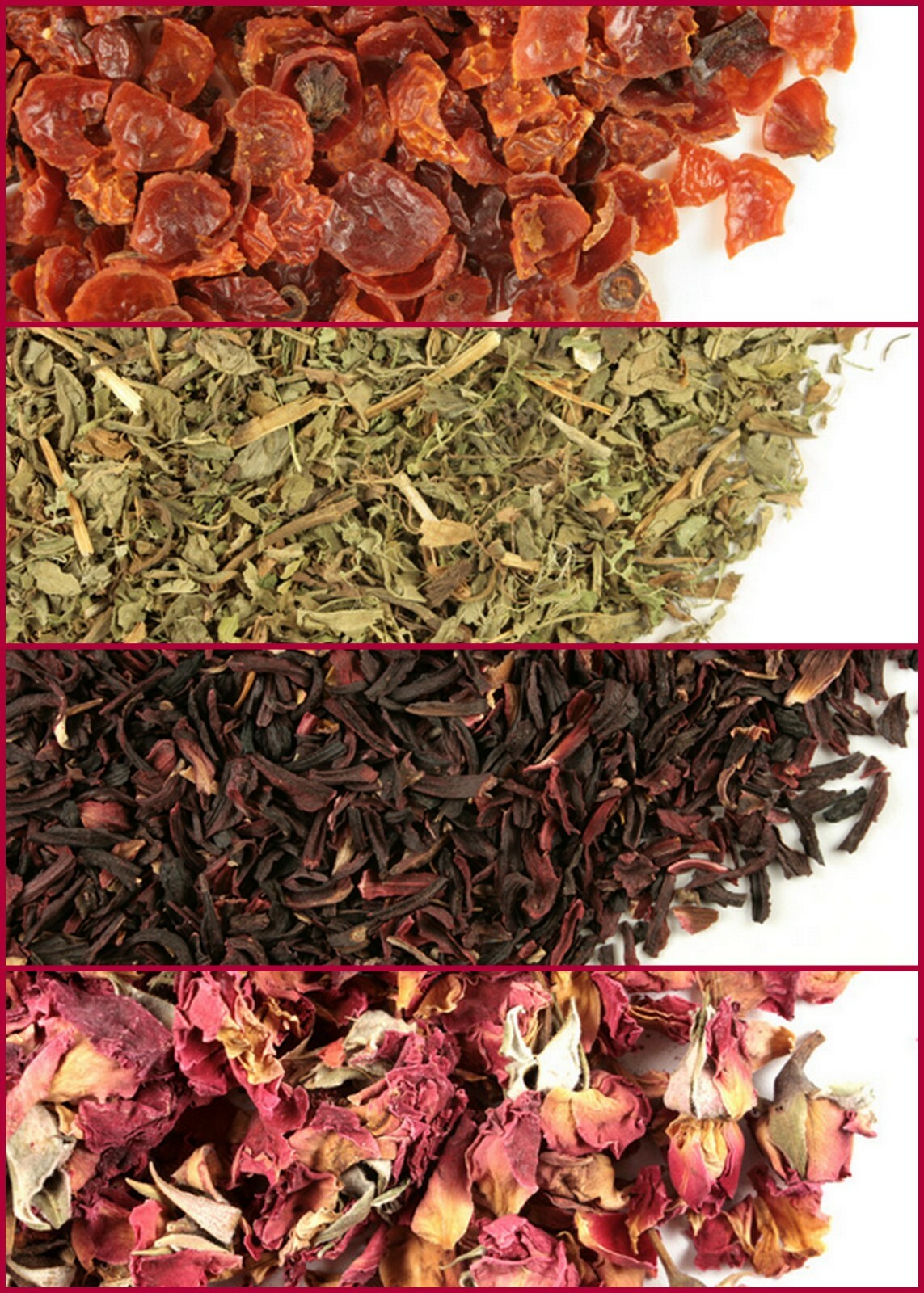 ROZA Fragrant Rose Petal Vitamin C Immune Herbal Loose Leaf Tea Blend 1 oz