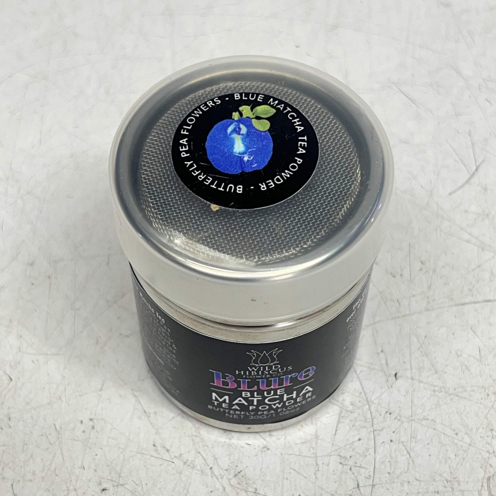 WILD HIBISCUS FLOWER Butterfly Pea Flower Blue Matcha Tea Powder 1.06oz BB 08/|2