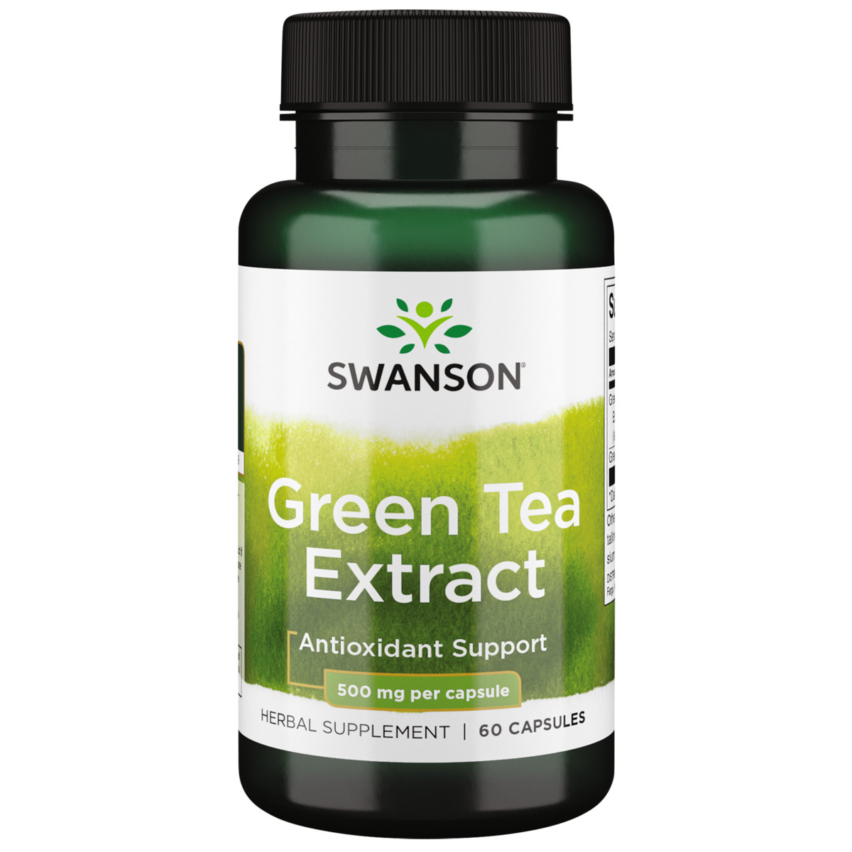 Swanson Green Tea Extract 500 mg 60 Capsules