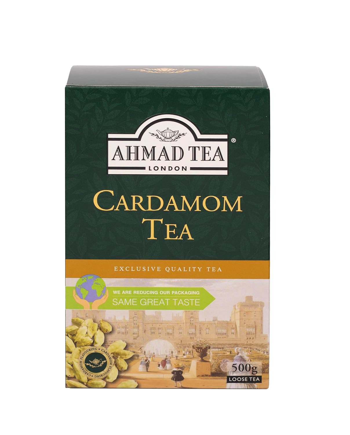 Black Tea, Cardamom Loose Leaf, 454G – Caffeinated & Sugar-Free