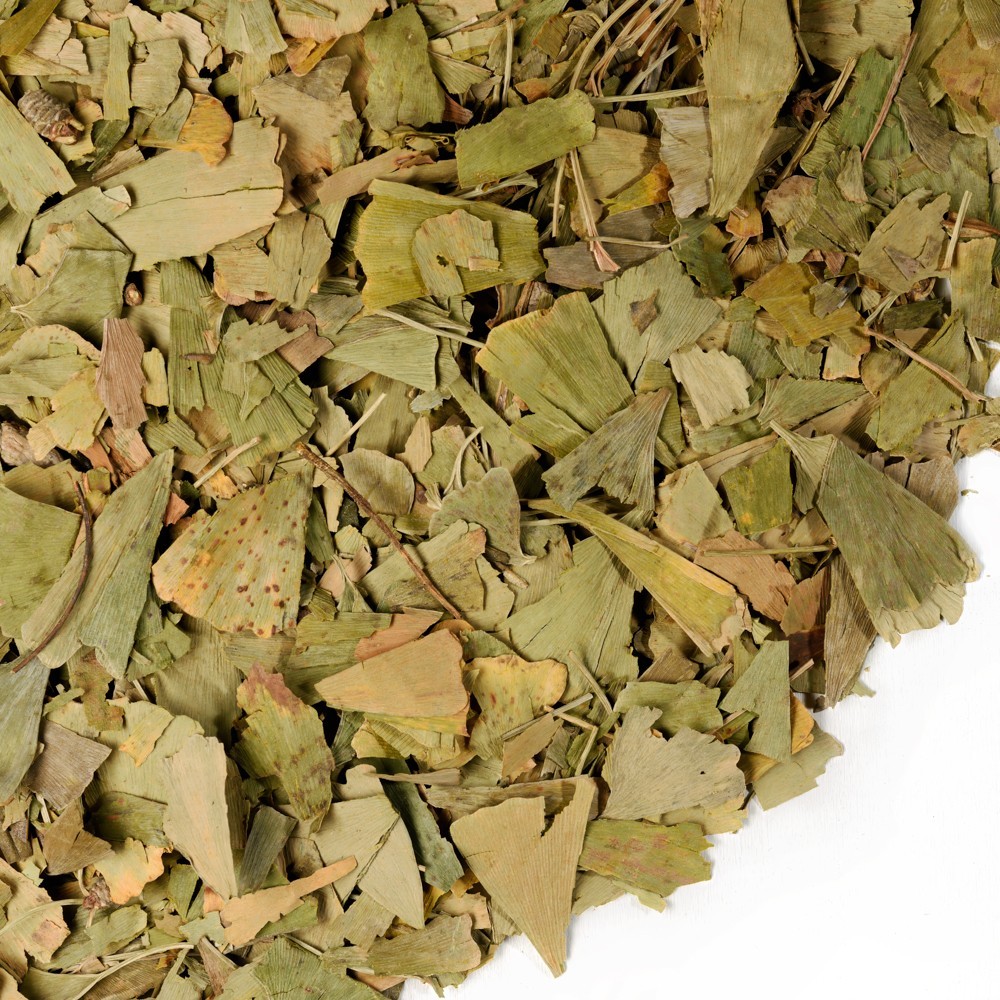 Siberian Green Ginkgo Biloba Cut and Sifted Leaf 200g (7.06 oz) Wild Harvest