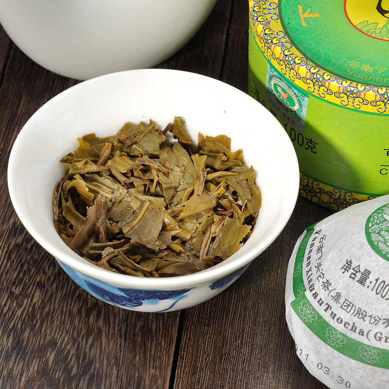 Yunnan Pu’er Tea 2011 Xiaguan Nannuo Gong Tuo Tea Tuocha Puer Raw Tea 100g Box
