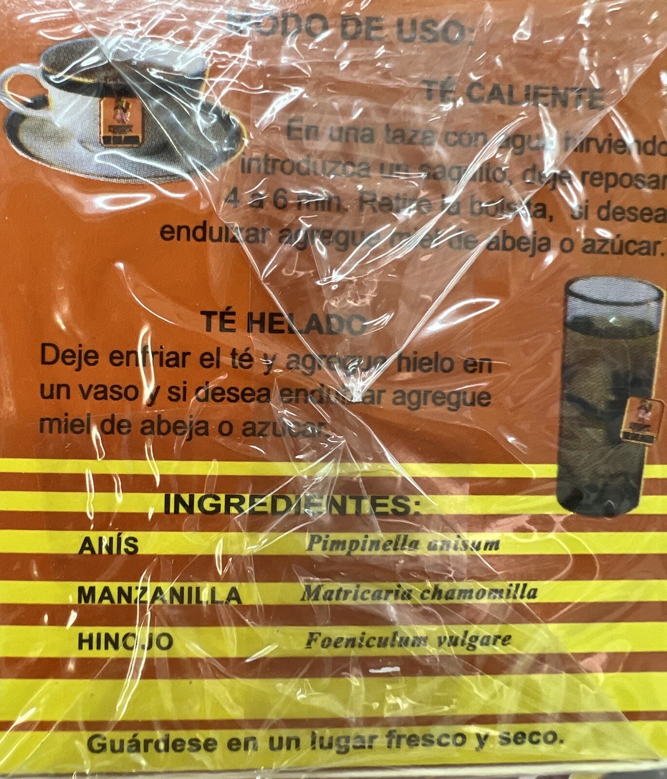 Te de Anis Con Manzanilla Hinojo 25 Tea Bags