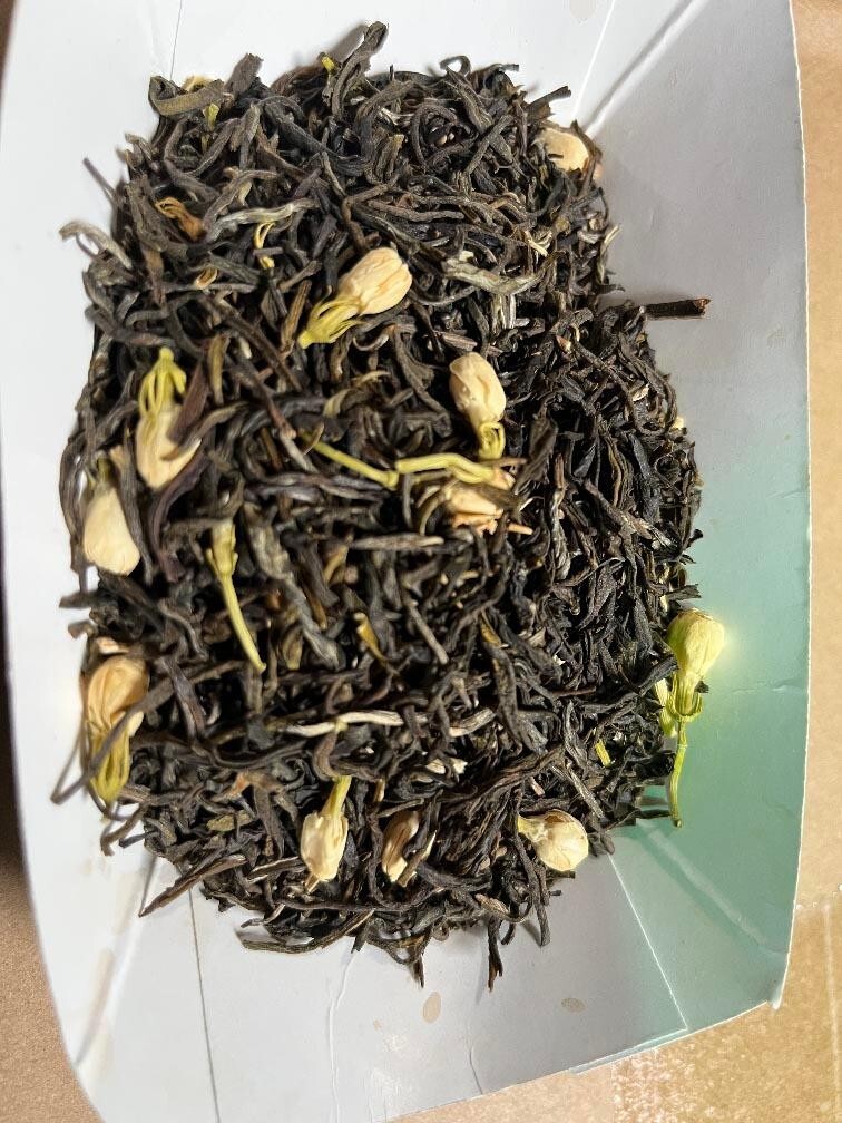 China Jasmine standard 8oz EU grade non flavored Green leaf tea