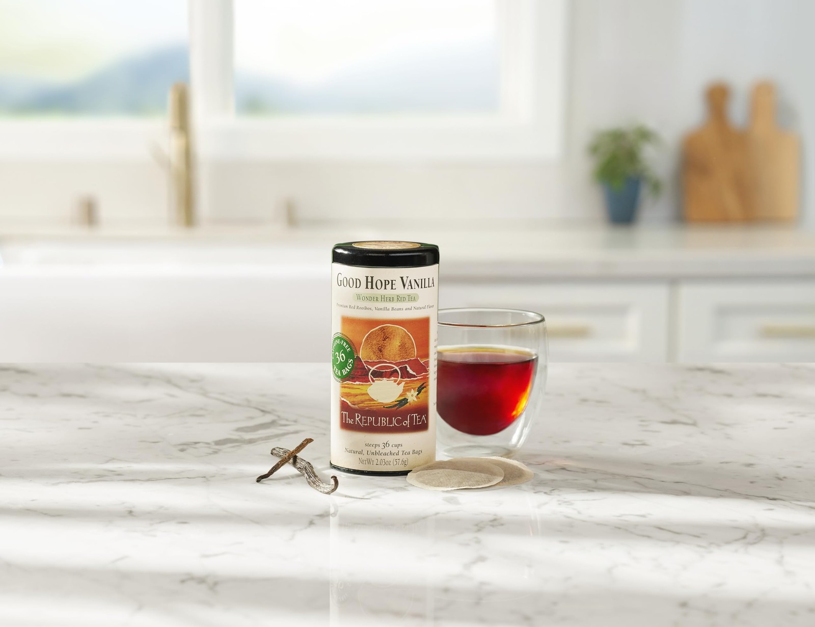 The Republic of Tea – Good Hope Vanilla Herbal Red Tea, 36 Count (Pack 1)