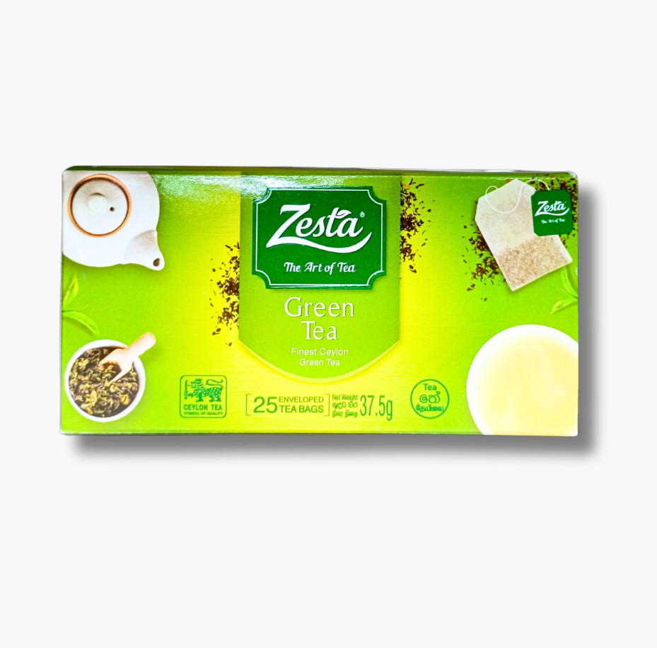 Ceylon Green Tea 25 Tea Bags 37.5g | Herbal Detox & Wellness Tea from Sri Lanka