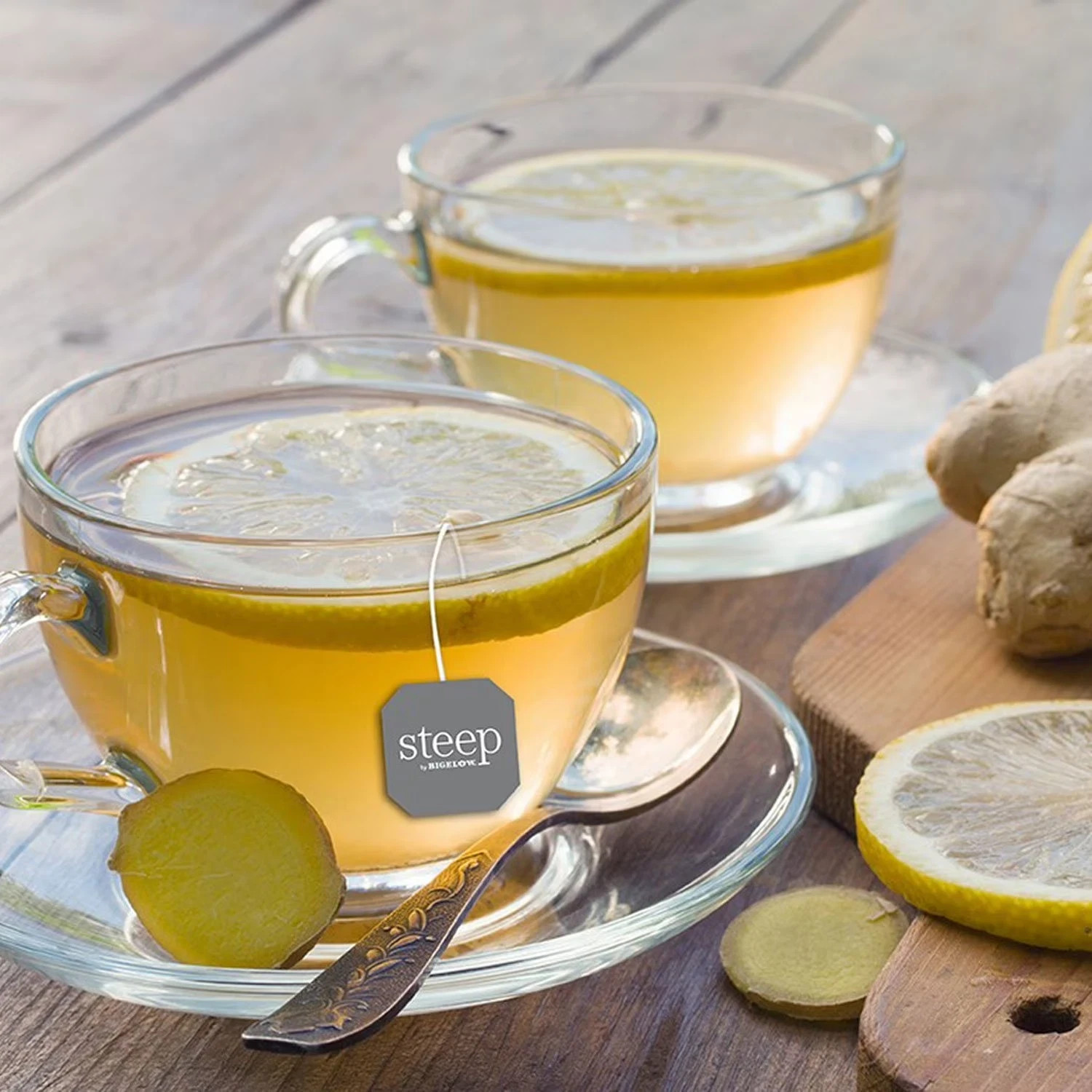 steep by Bigelow Lemon Ginger Herbal Tea ( 60 ct.) Great Price