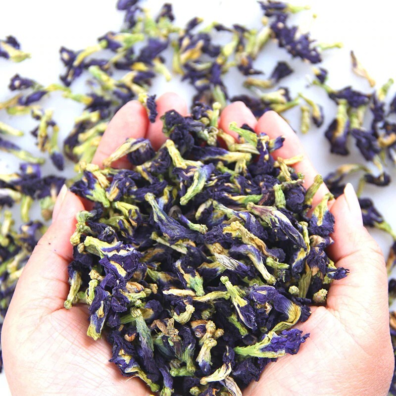 Mini Dry Blue Butterfly Natural Dried Flower Decoration Air Refreshing Brand New