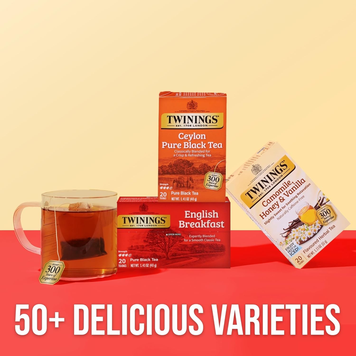 Travel-Friendly Individually Sealed Black Tea Bags
