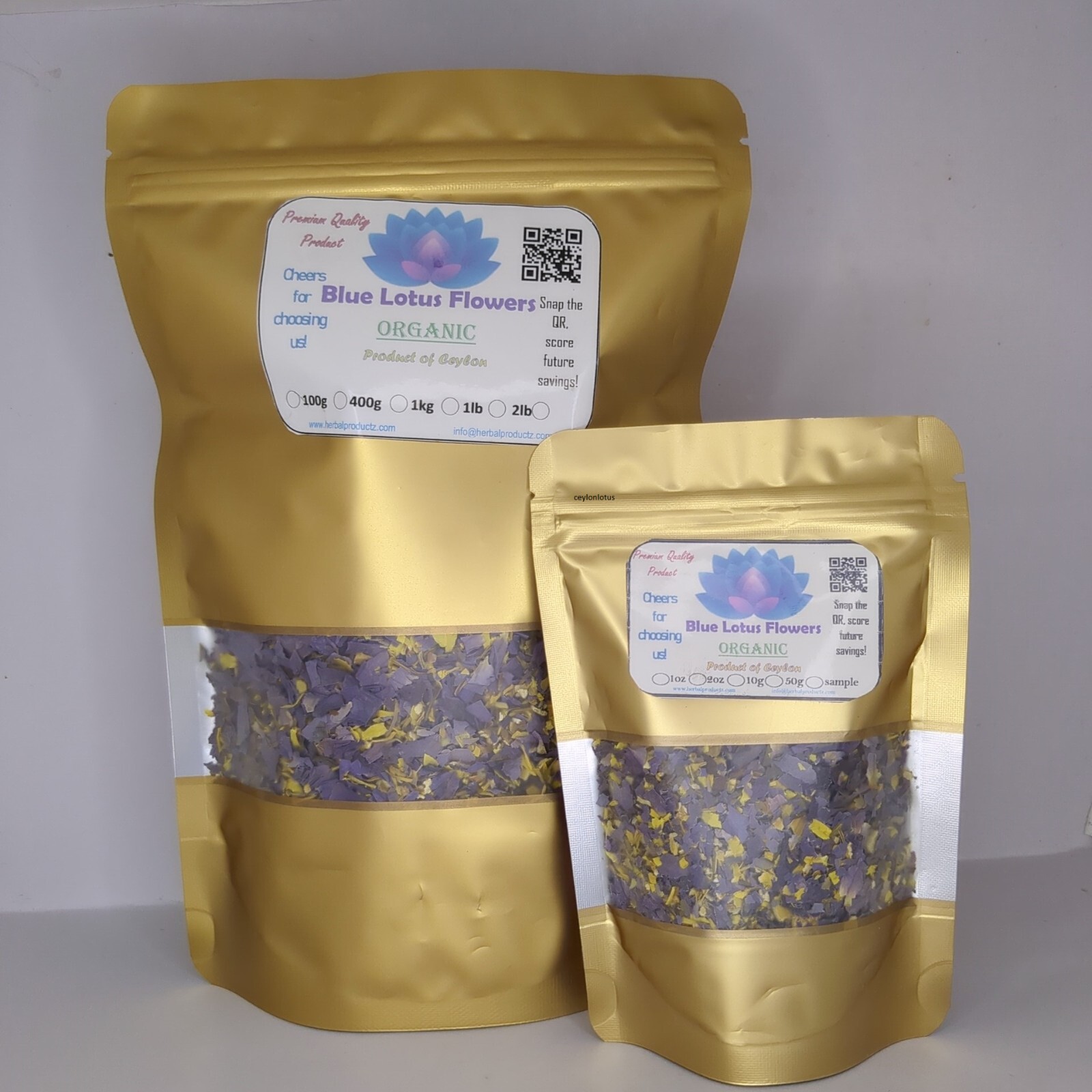 Dried BLUE LOTUS, Nymphaea Caerulea Organic Herbal Hand Picked Flowers Tea/Smoke