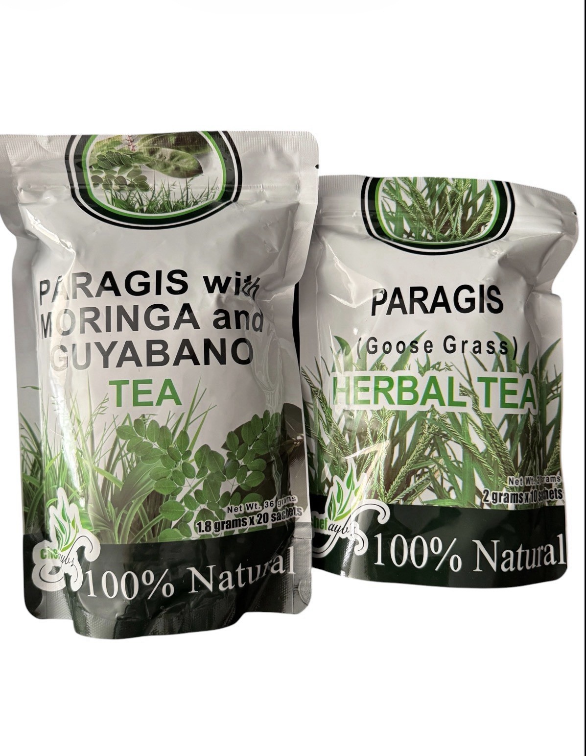 Chef Ayb Paragis Tea 10 + Moringa & Guyabano Tea 20 Sachets – Herbal Bundle