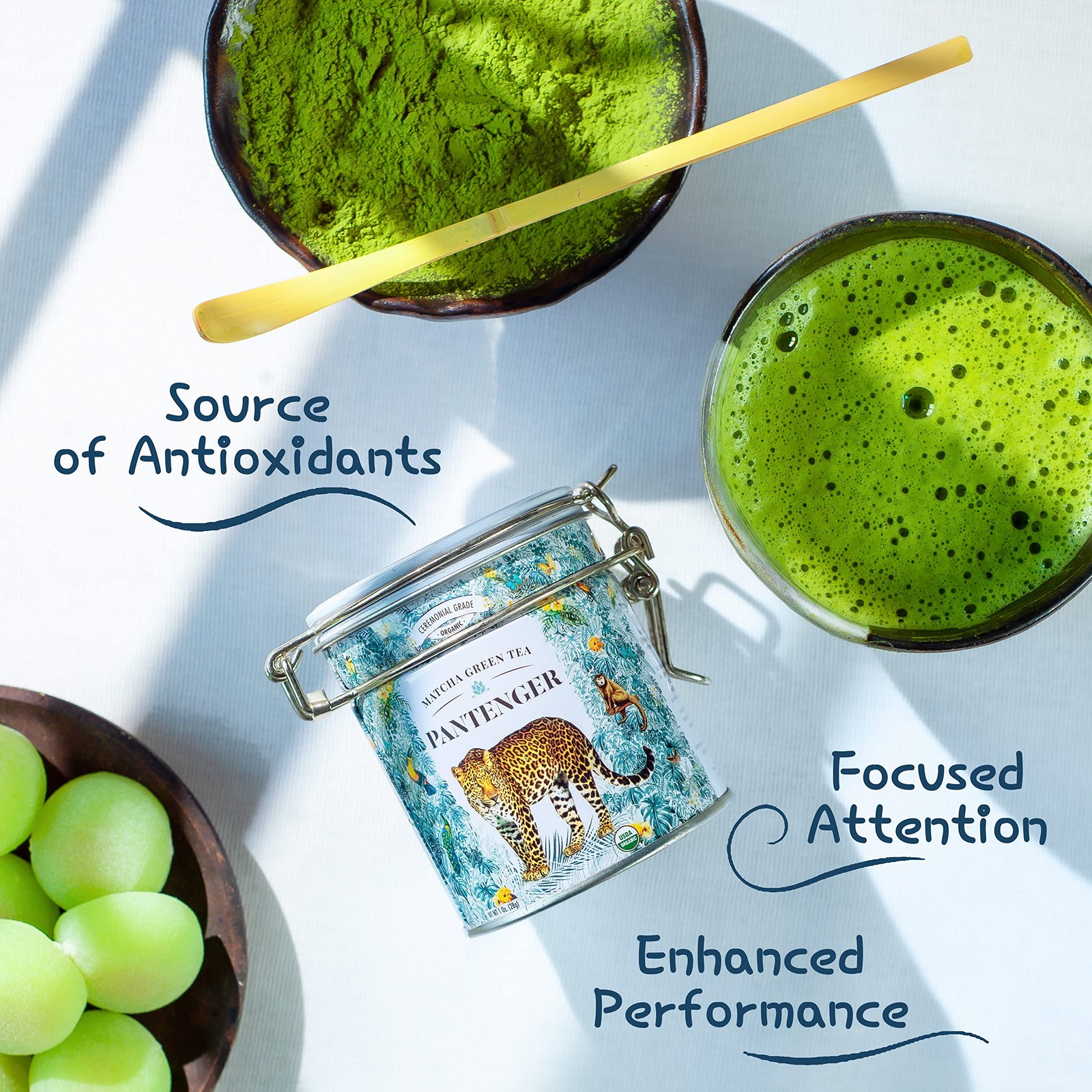 Organic Ceremonial Grade Matcha | Emerald Green, Creamy & Sweet (for a matcha…
