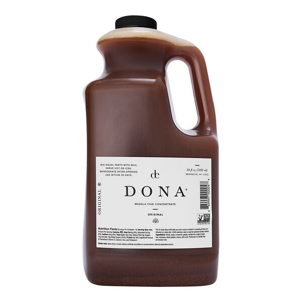 Dona Chai Original Masala Chai 1:1 Concentrate 64 fl. oz.