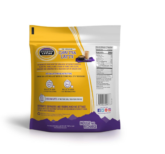 Oregon Chai Original Dry Chai Latte Mix, 3 Pound (Pack of 1)