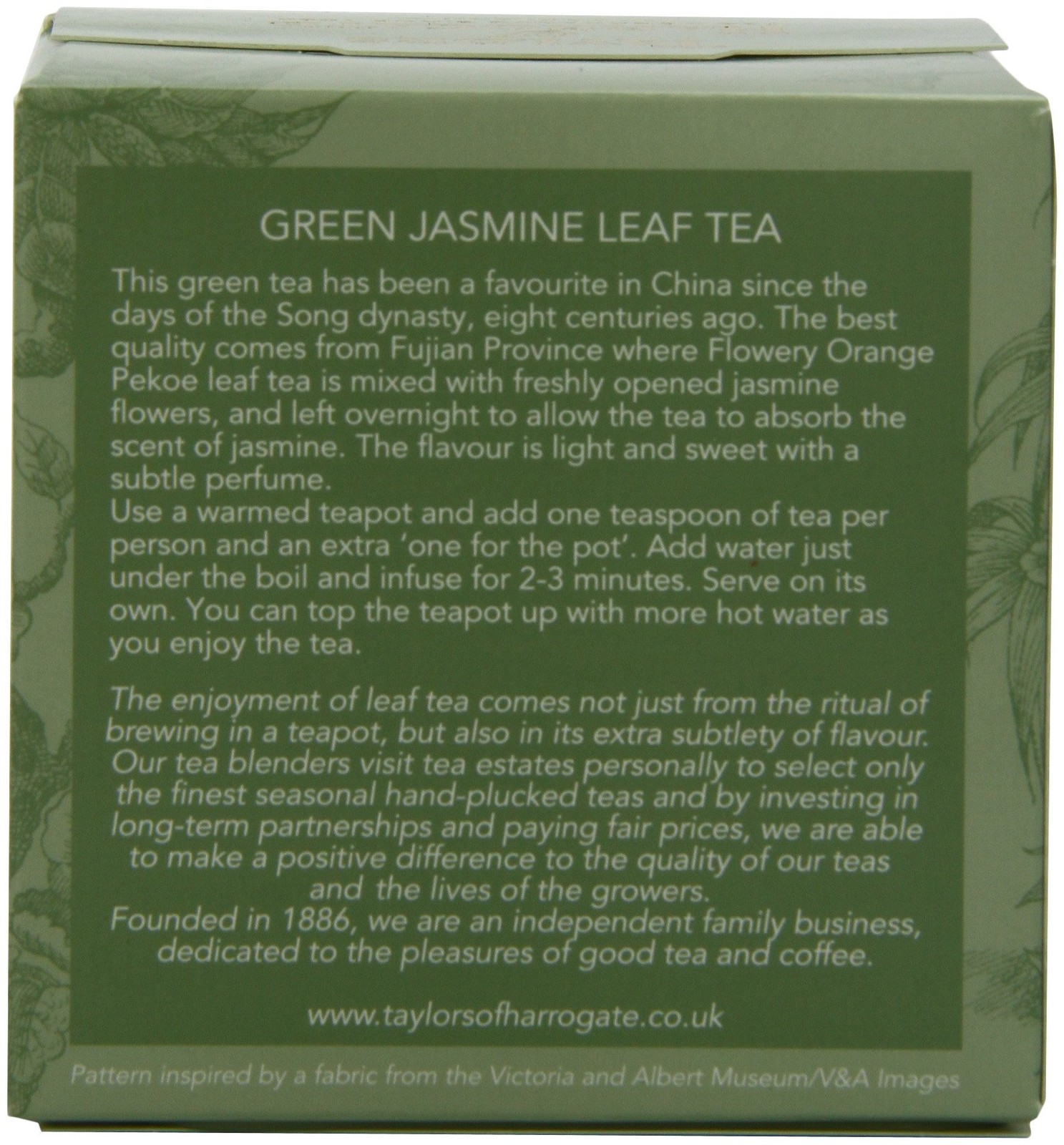 6 PCS Green Tea with Jasmine Loose Leaf 4.41 oz Floral Sweet Caffeinated