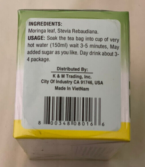 Brand New Box of Moringa Tea Malunggay Healthy Exotic Drink