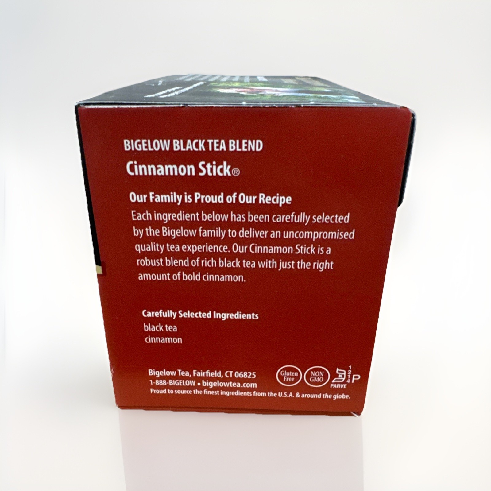 Boxes Bigelow Cinnamon Stick Black Tea | 20 Pouches Per Box | 1.28oz (case of 6)