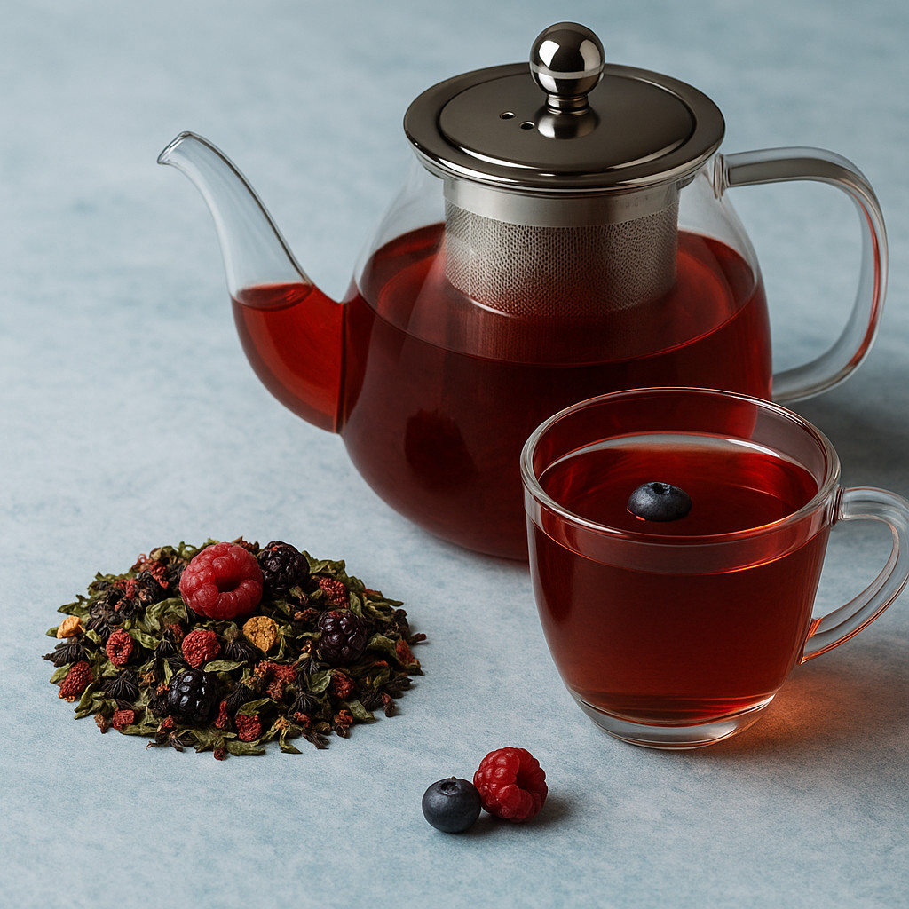 Forest Fruits Tea, Herbal Loose Leaf Tea, Camellios
