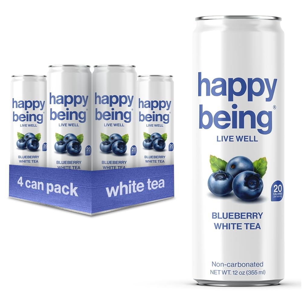 Nutrient-Rich Organic Blueberry White Tea – Infused with Turmeric, Elderberry…