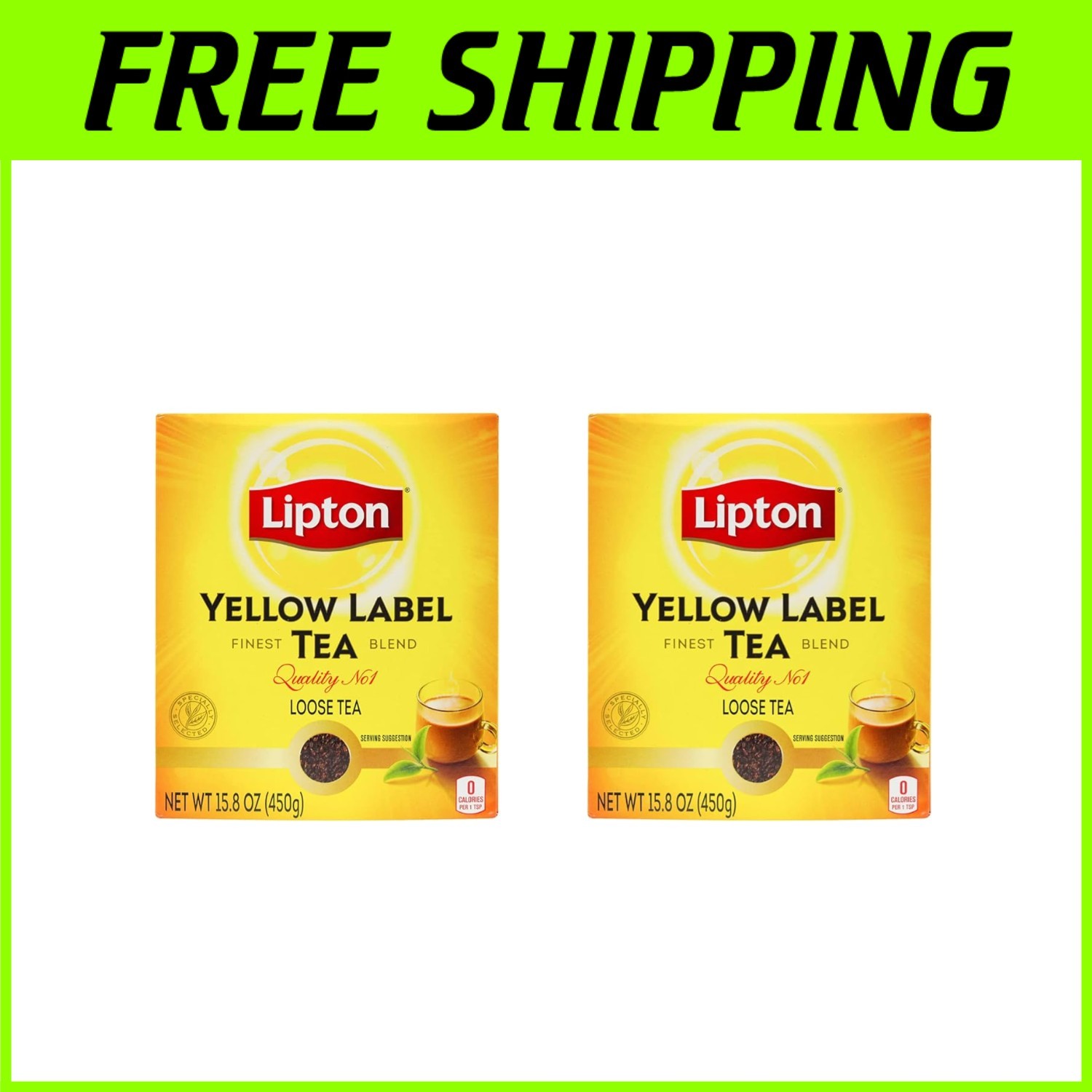 Yellow Label Tea Blend – Rich Aroma, Smooth Taste Free USA Shipping#