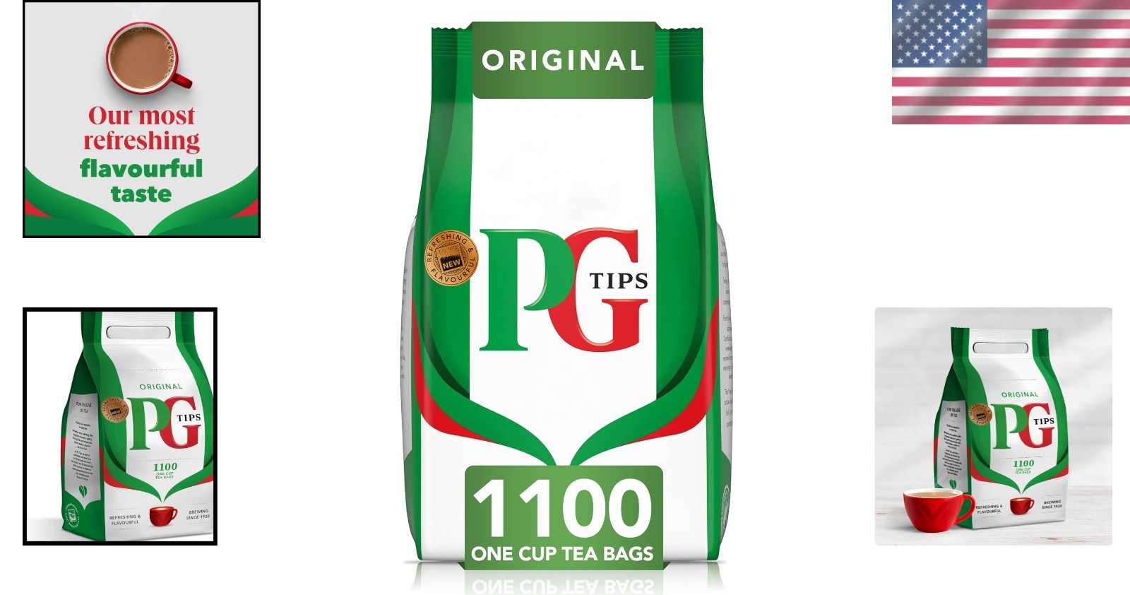 Superior Quality Tea Bags 1100 Pack