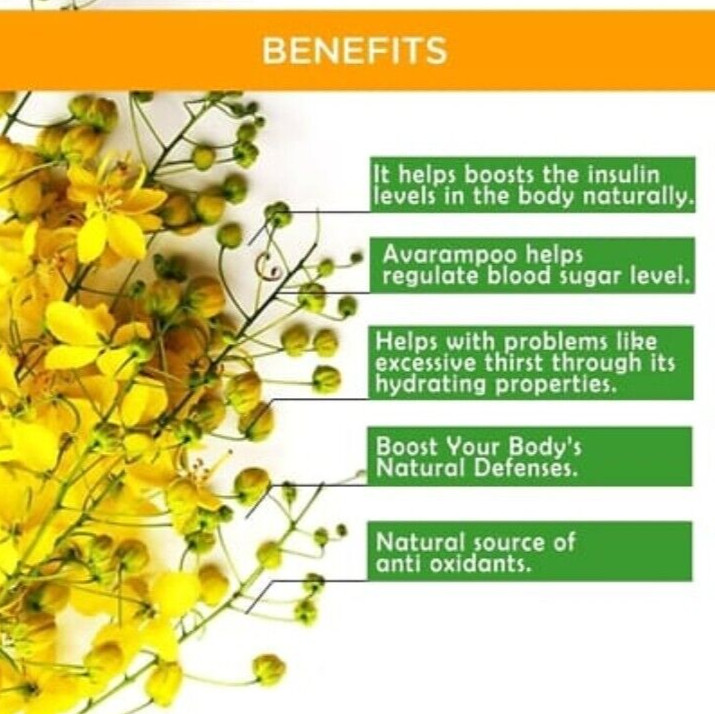 Ceylon Ayurveda Herbal Drink Ceylon Tea Cassia Auriculata Ranawara Mal Natural