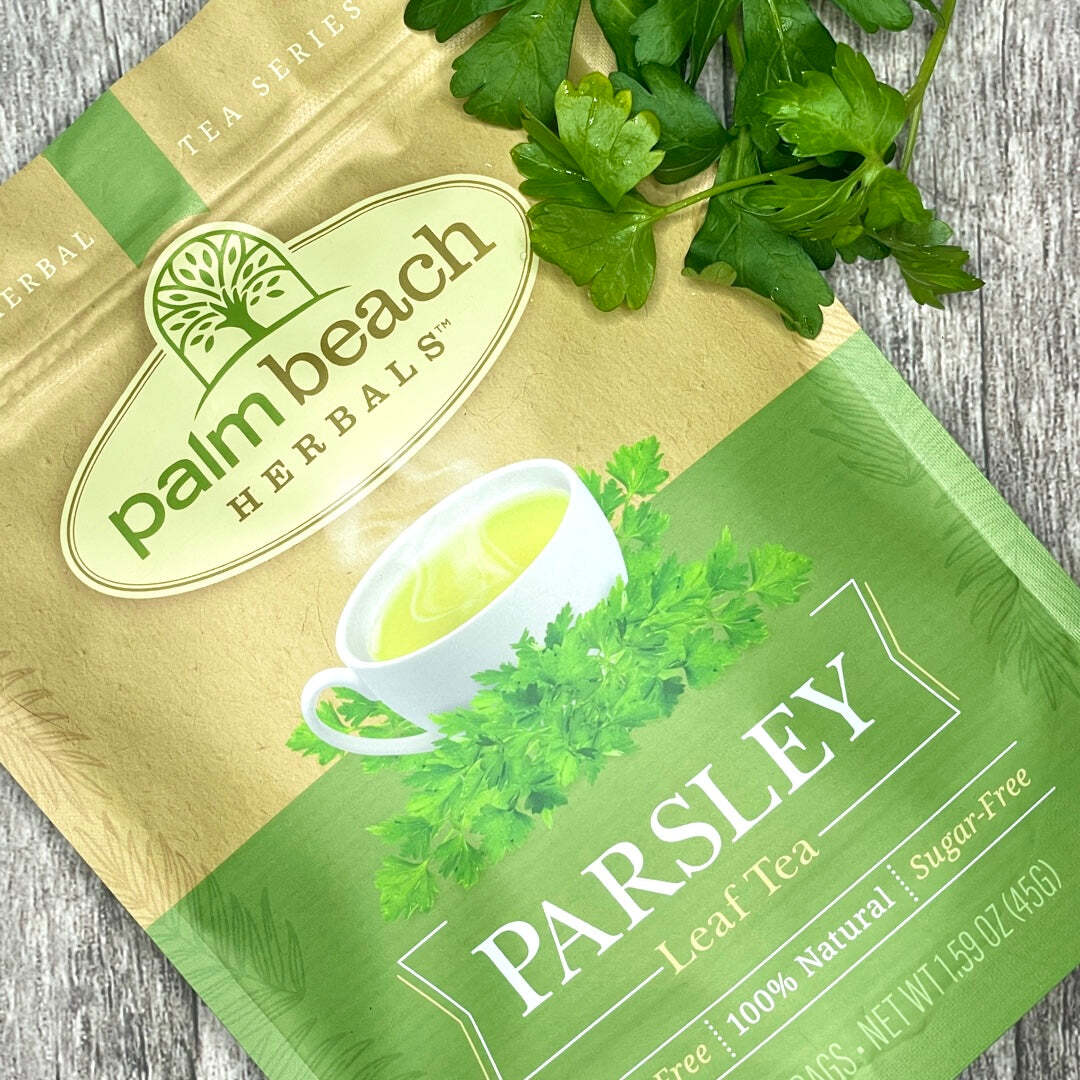 Parsley Leaf Tea by Palm Beach Herbals | 30ct, Caffeine-Free