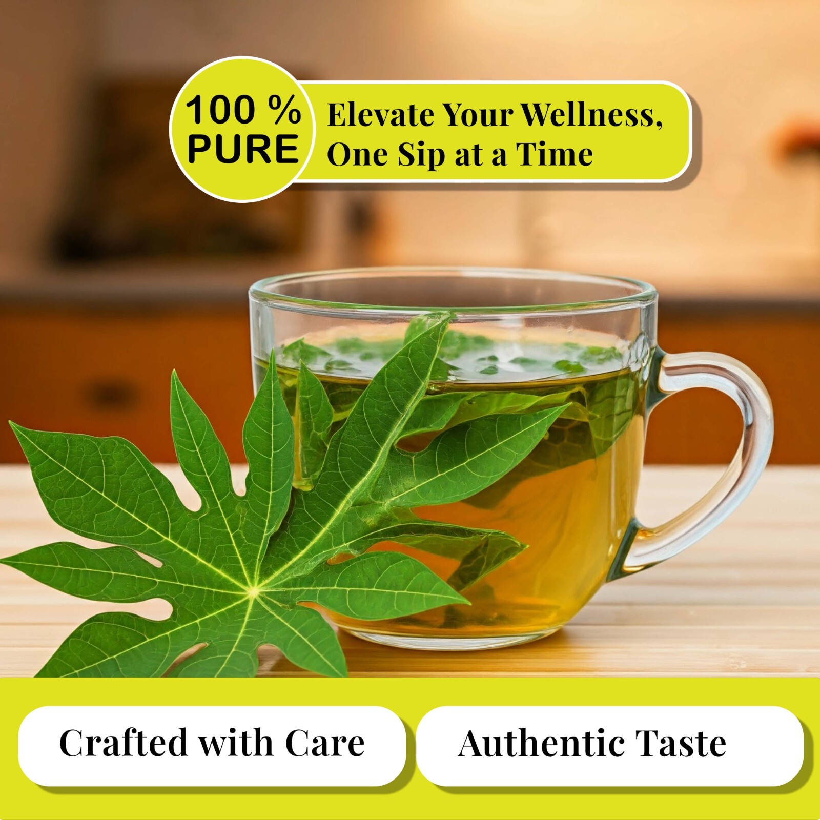 75 Papaya Tea Bags, Papaya Leaf Tea, Te De Hojas De Papaya, Herbal Tea