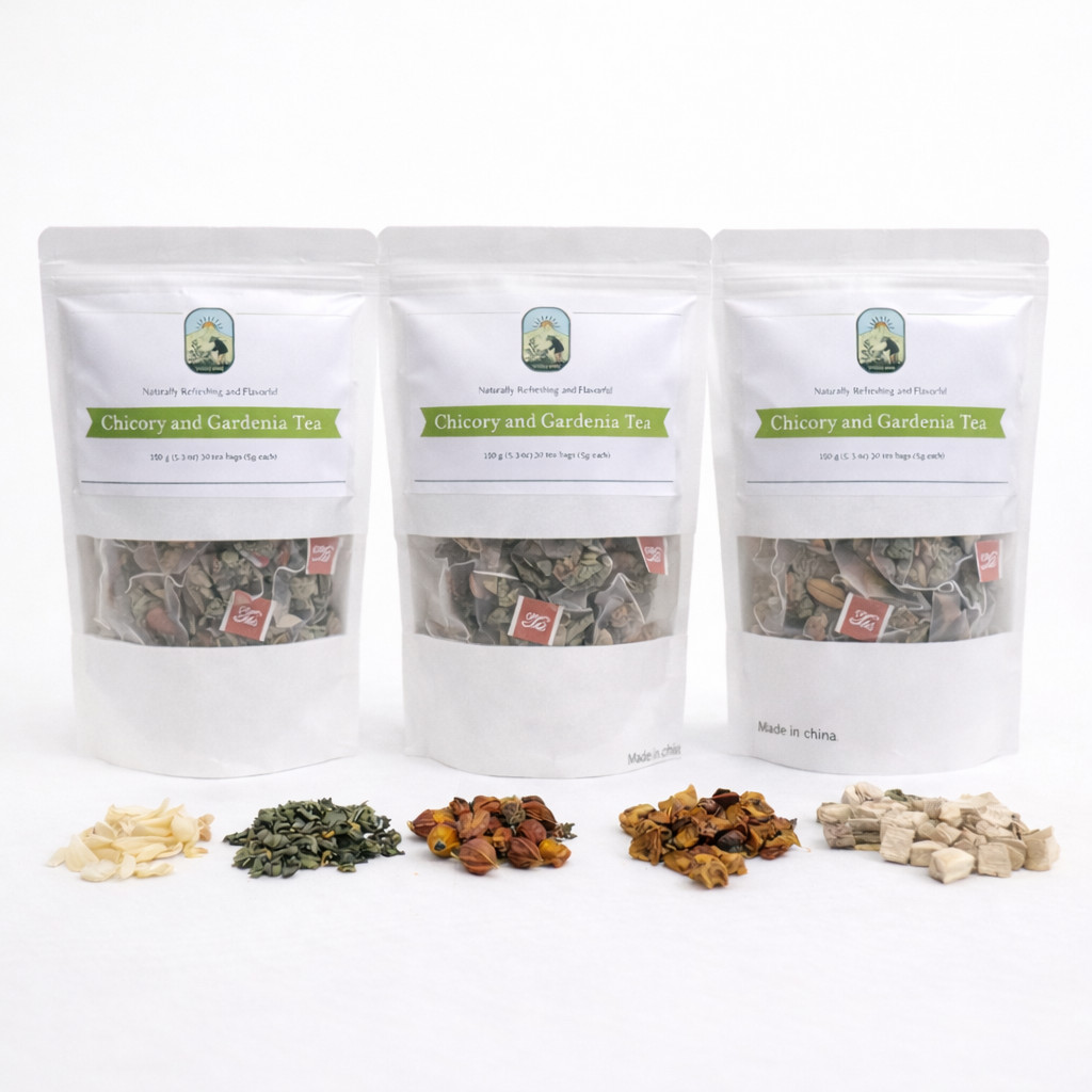 Chicory and Gardenia Herbal Tea (30 Bags) Liver and Kidney Pancreas Wellness