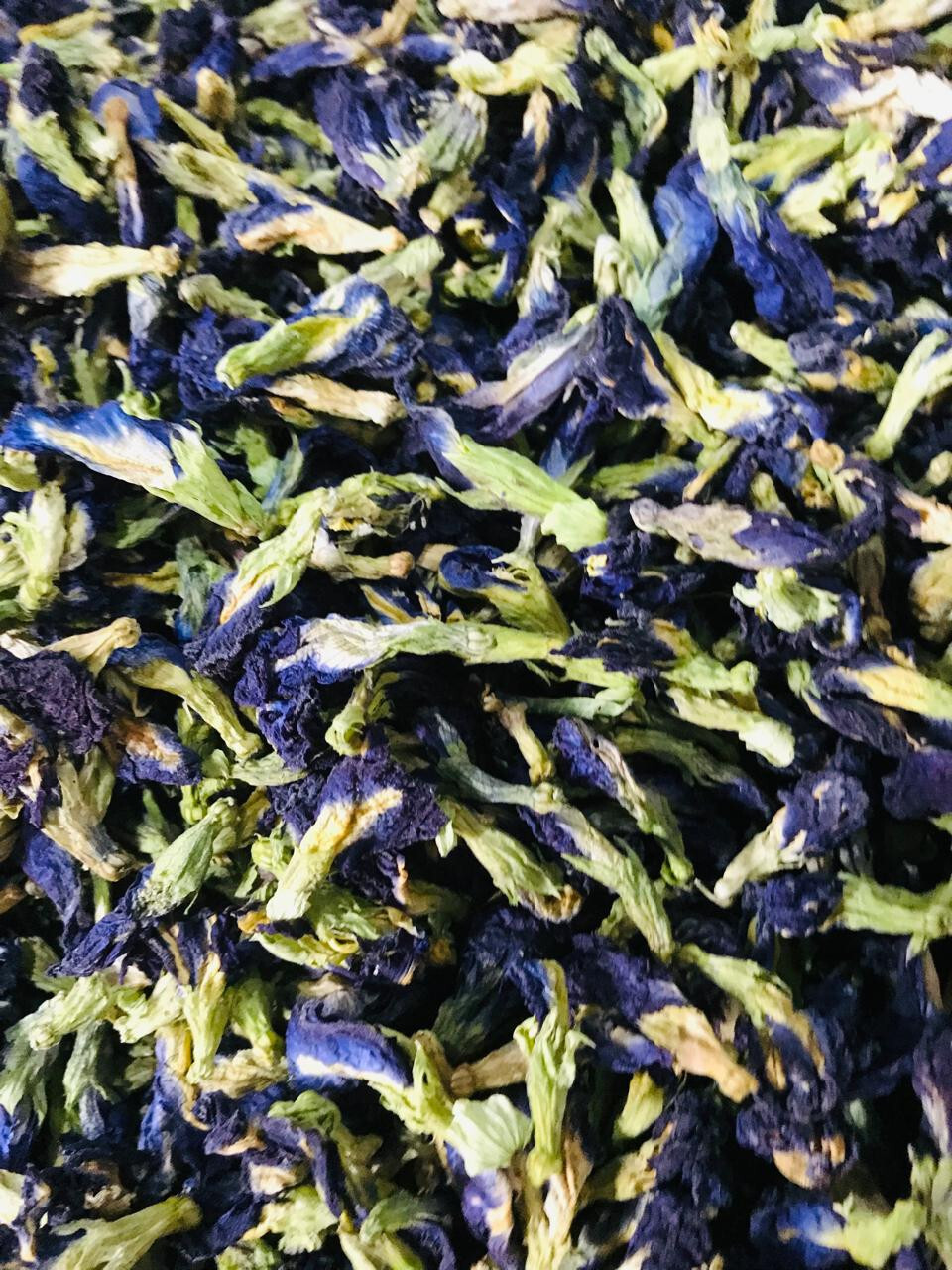 Ceylon Butterfly Pea Blue Organic Tea Dried Flowers Natural Herbal Healthy Drink