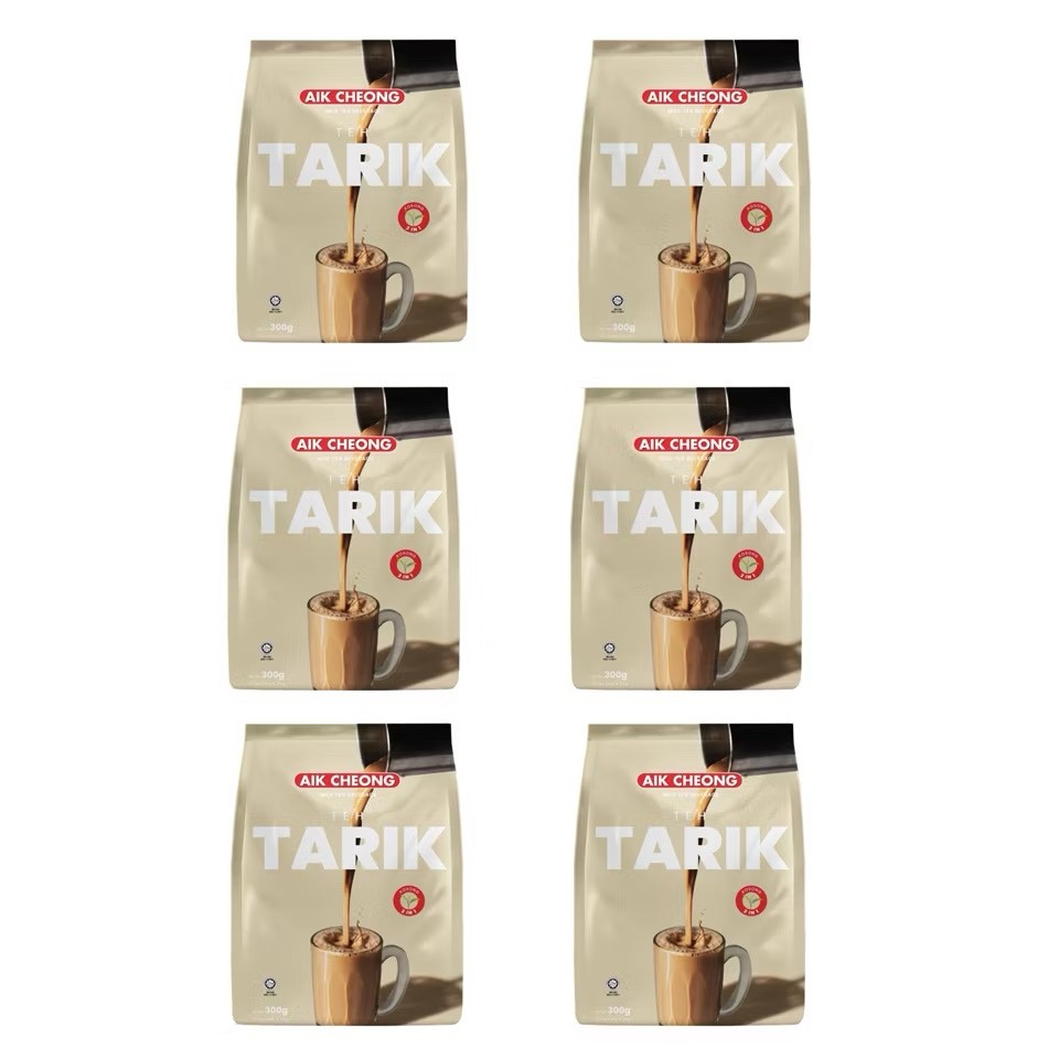 Aik Cheong 2 In 1 Teh Tarik Kosong No Sugar Added (25gm x 12) x 6 packs