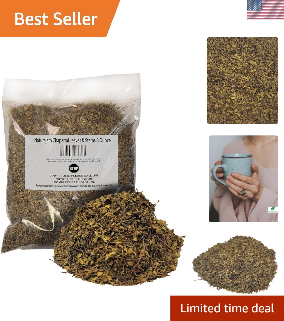 Chaparral Leaves & Stems 8 Ounce Bulk-aka Gobernadora 100% Natural From Mexico
