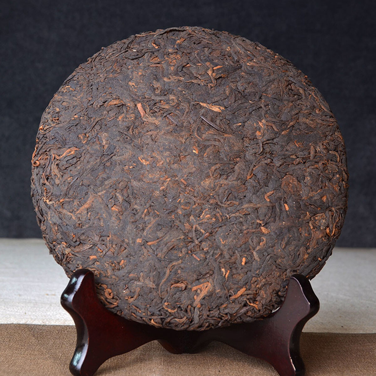 357g Yunnan Ripe Pu-erh Tea Cake Natural Herbal Detox Energy Tea for Men Women
