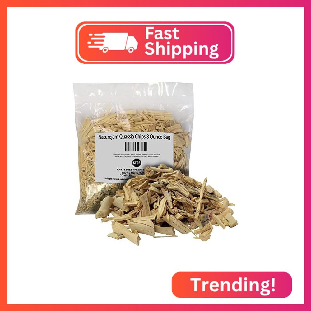 Naturejam Quassia Bark Chips 8 Ounce Bag-100% Natural Wildcraft-No Processing ak