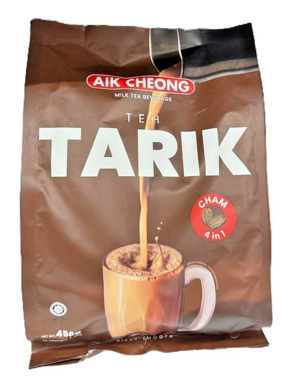 AIK CHEONG 4 in 1 Cham Teh Tarik Combo with Coffee 12’s x 38g – 1 Pack